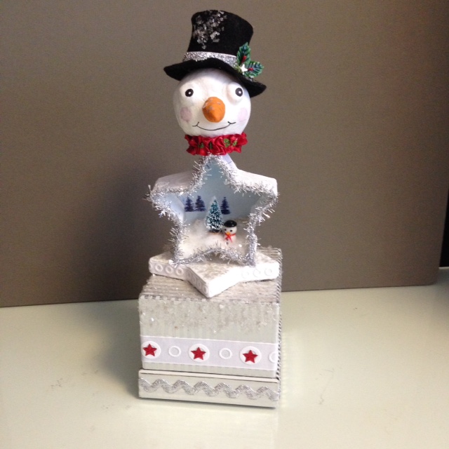 Snowman Sculpture