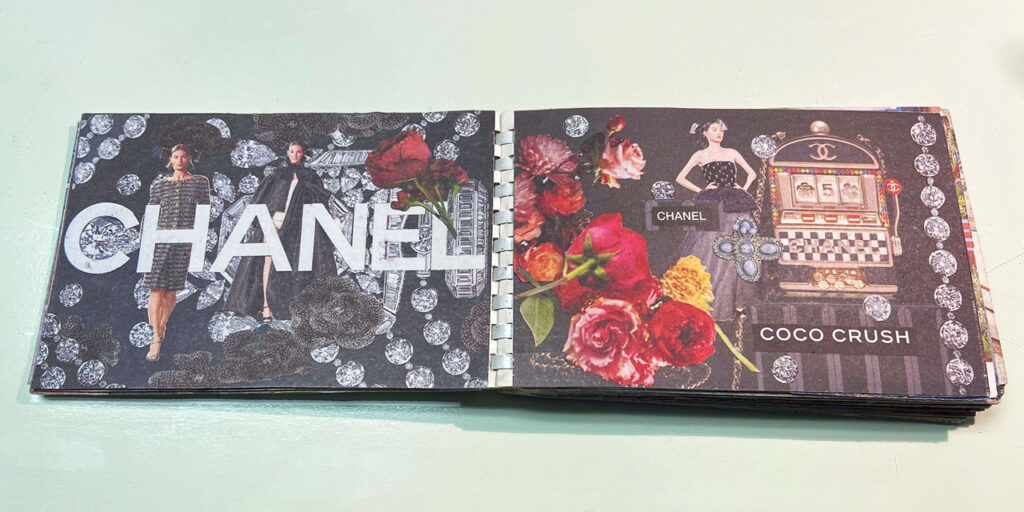 New York Times Sunday Styles Glue Book - Chanel pages