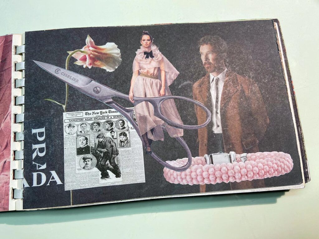New York Times Sunday Styles Glue Book - Prada page