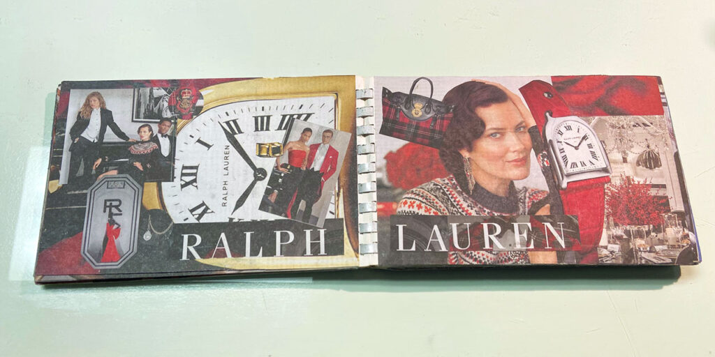 New York Times Sunday Styles Glue Book - Ralph Lauren pages