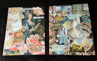 My Random Glue Book - pages highlighting Marie Antoinette (front)